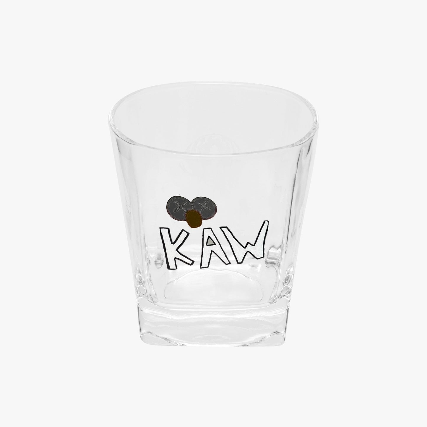 K.A.W. 10oz Square Whiskey Glasses