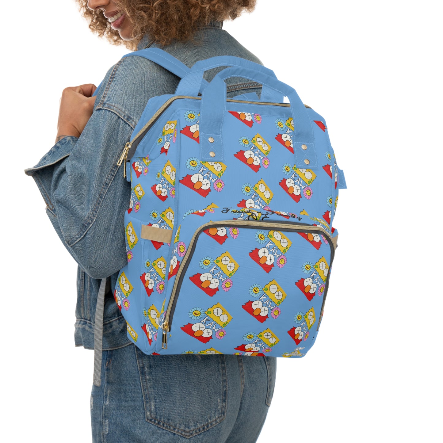 K.A.W. Multifunctional Diaper Backpack BLUE