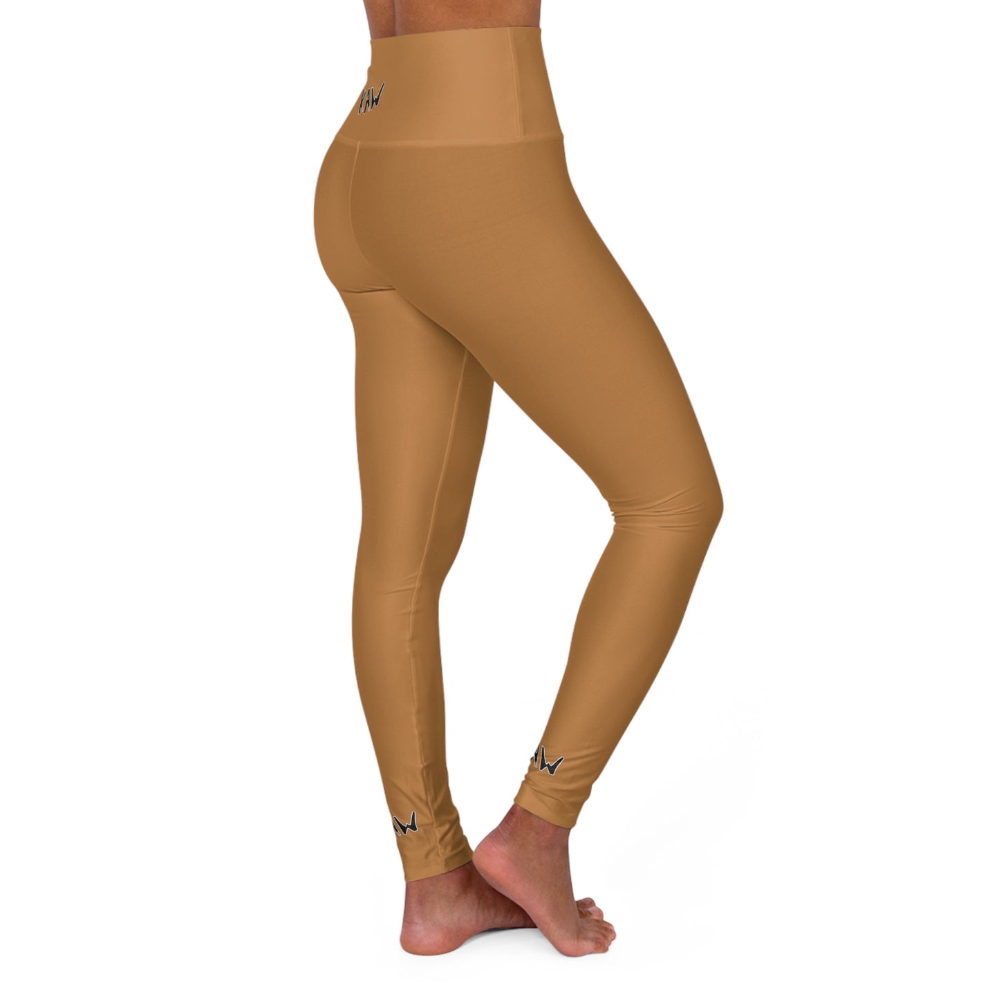 K.A.W High Waisted Leggings Light Brown