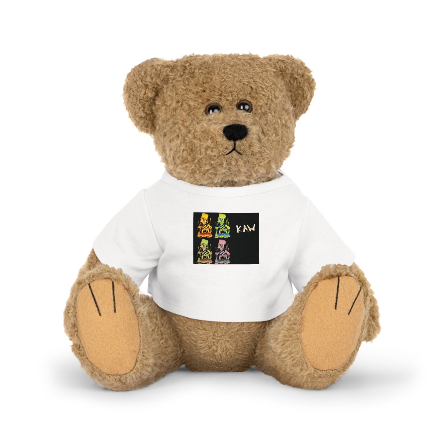 K.A.W. BABY BOO Stuffed Animal with T-Shirt Bart