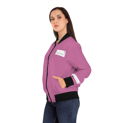 FREEDOM Women's Bomber Jacket Lite Pink