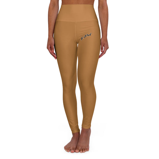 K.A.W High Waisted Leggings Light Brown