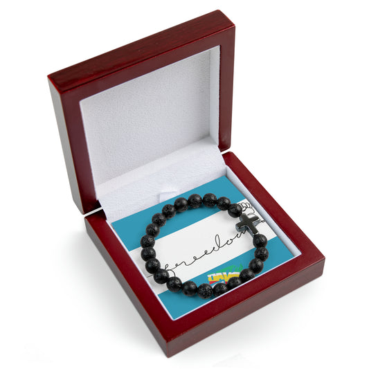 FREEDOM Cross Bead Bracelet