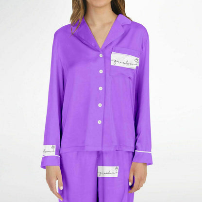 FREEDOM Women's Satin Pajamas