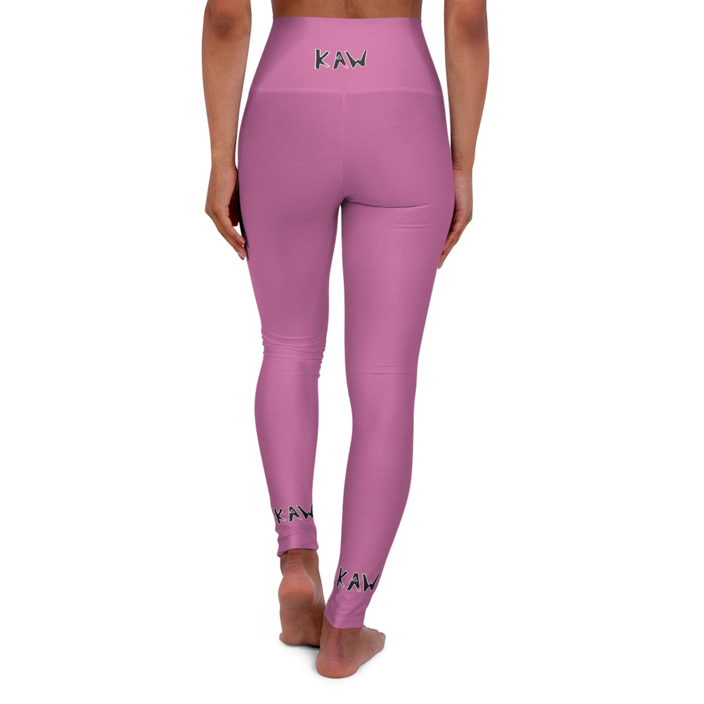 K.A.W High Waisted Leggings Light Pink