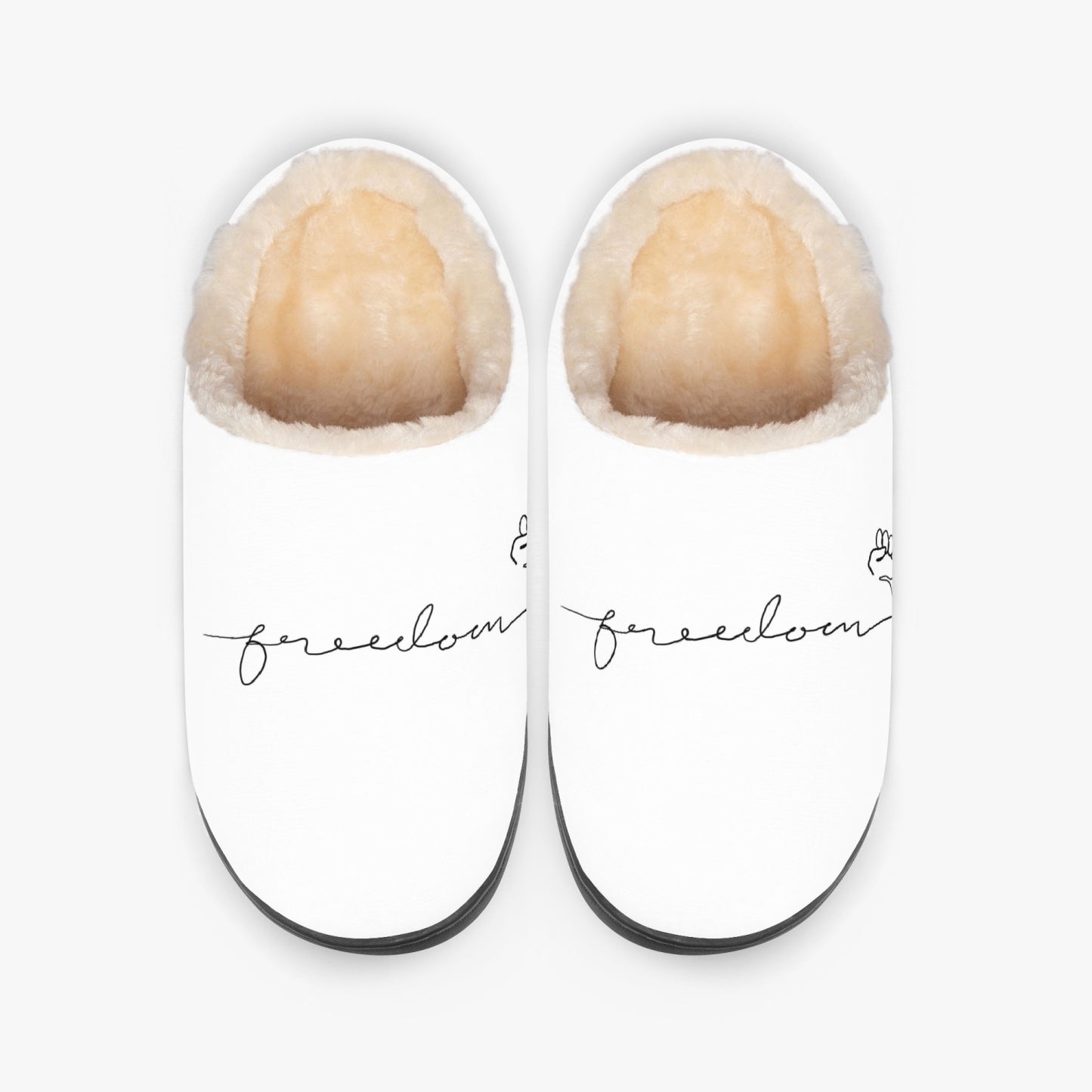 FREEDOM Fluffy Bedroom Slippers