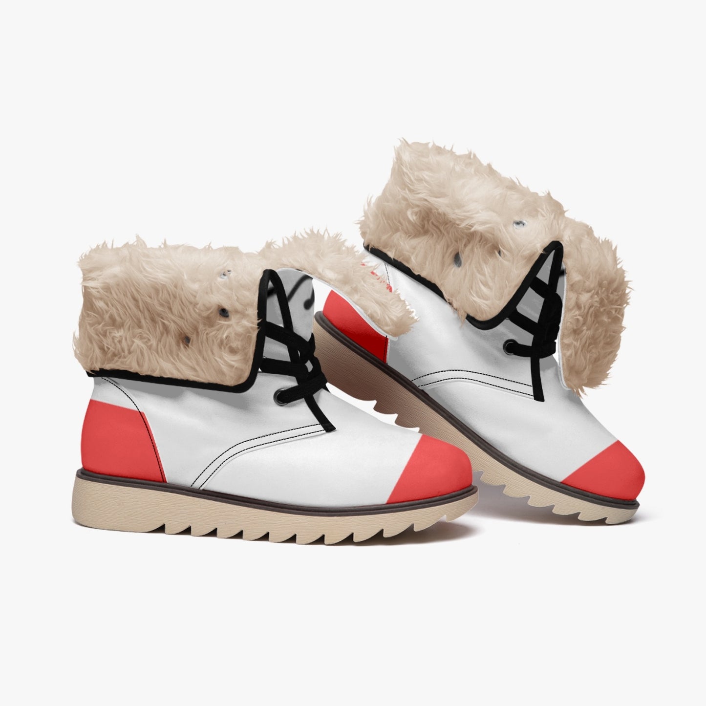 FREEDOM JUST DO IT Fur Boots WINTER 23 RED