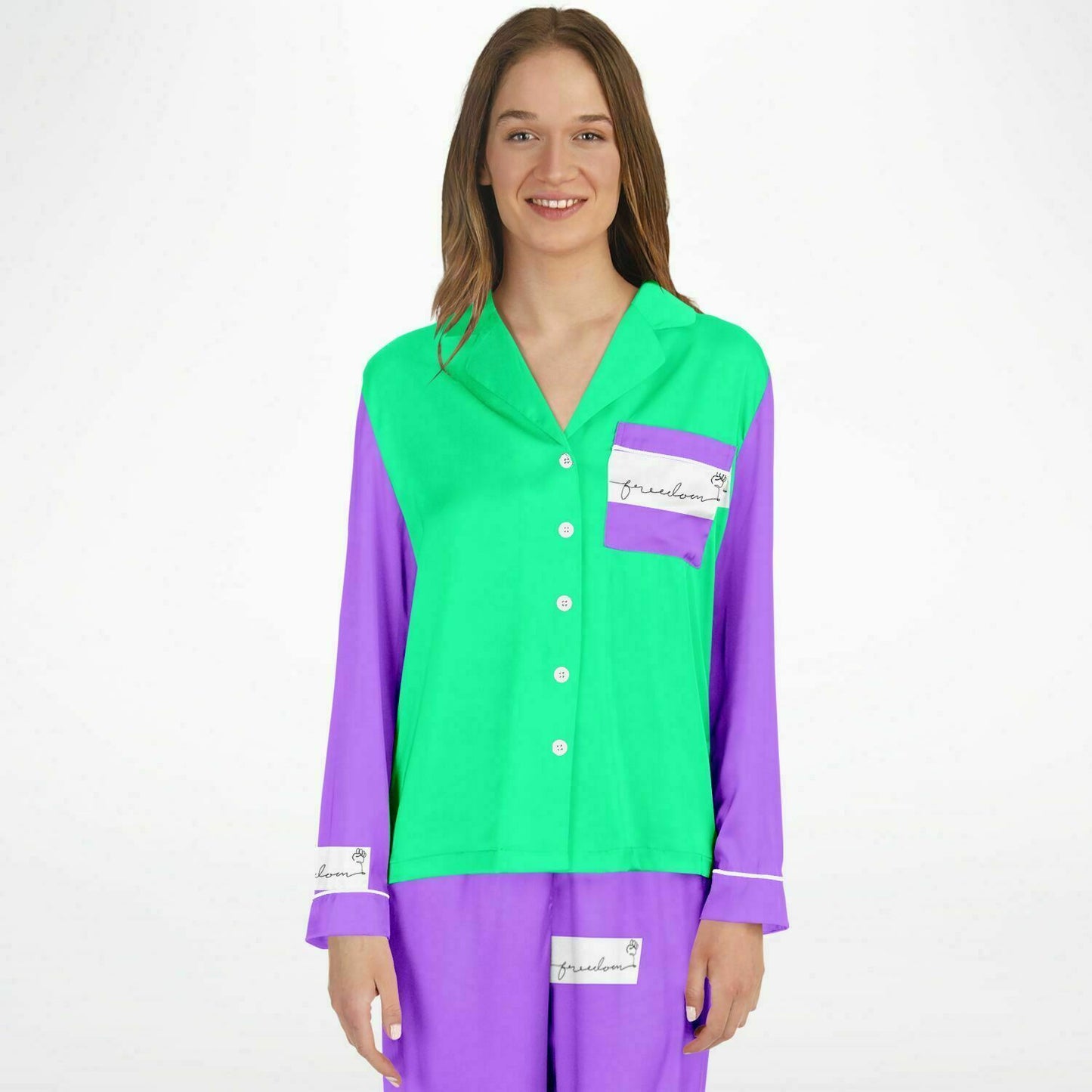 FREEDOM Women's Satin Pajamas JOKER