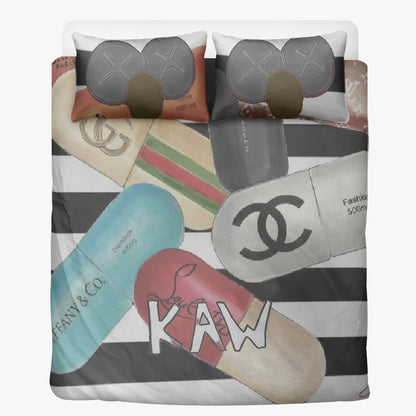 K.A.W.  3in1 Polyester Bedding Set