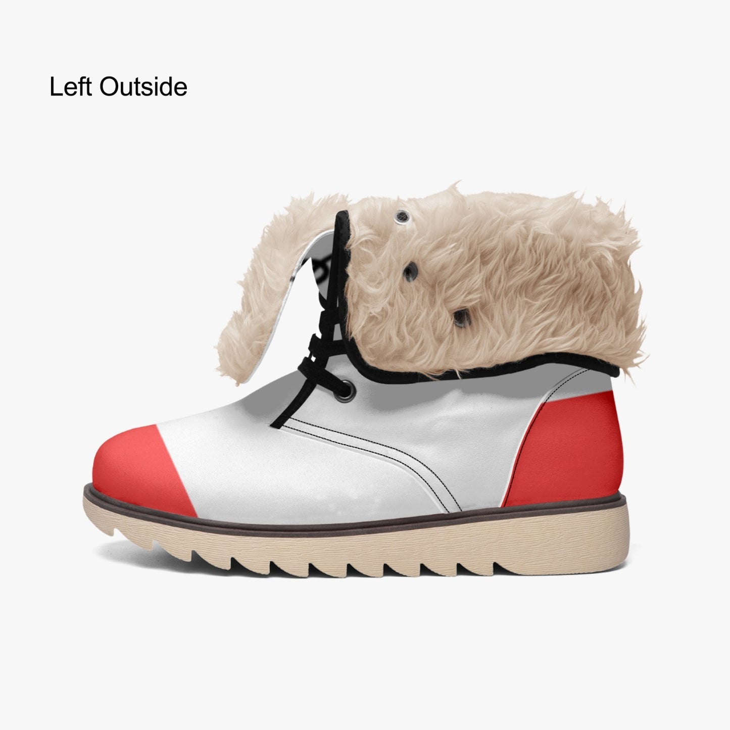 FREEDOM JUST DO IT Fur Boots WINTER 23 RED