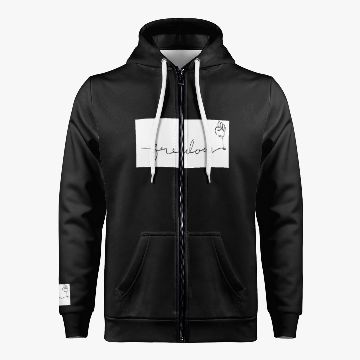 FREEDOM Men's AOP Full Zip Up Hoodie