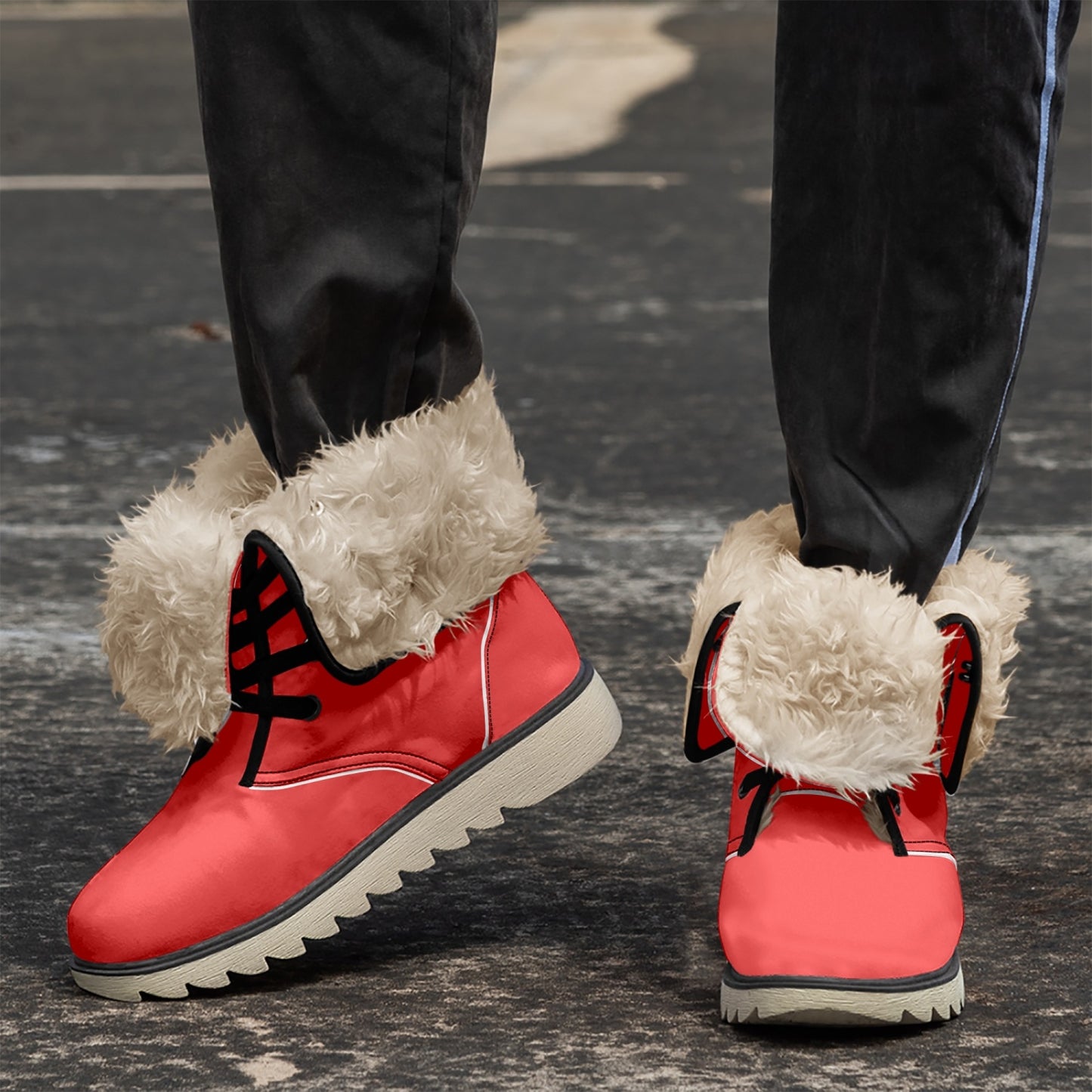 FREEDOM Fur Boots WINTER 23 RED