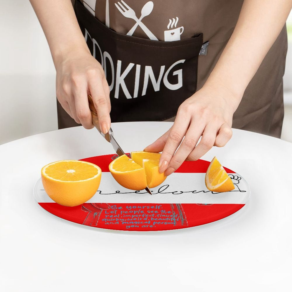 K.A.W. Freedom Tempered Glass Cutting Board-Limited-