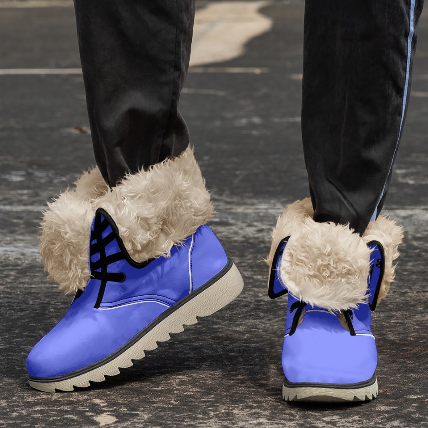 FREEDOM Fur Boots WINTER 23 BLUE