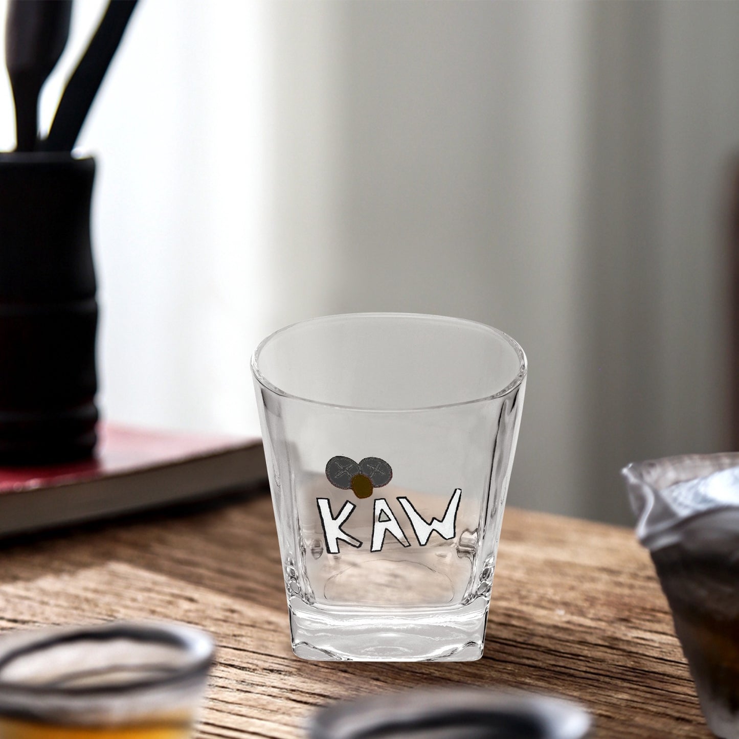 K.A.W. 10oz Square Whiskey Glasses