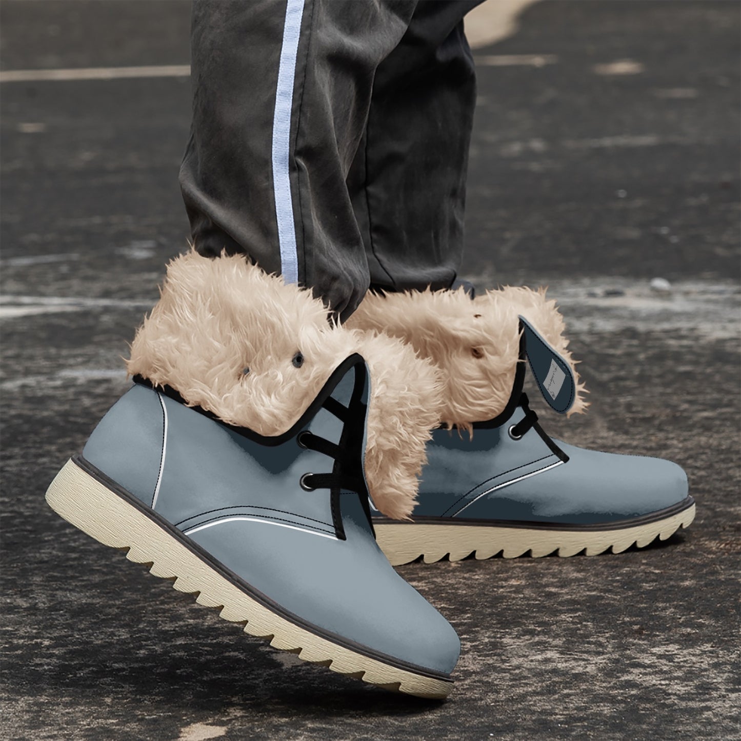 FREEDOM Fur  Boots WINTER 23 GREY