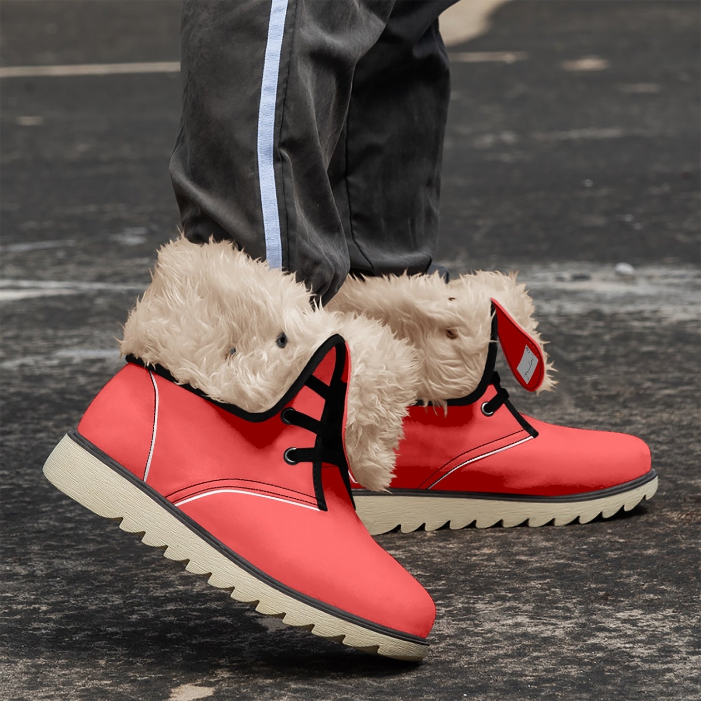 FREEDOM Fur Boots WINTER 23 RED