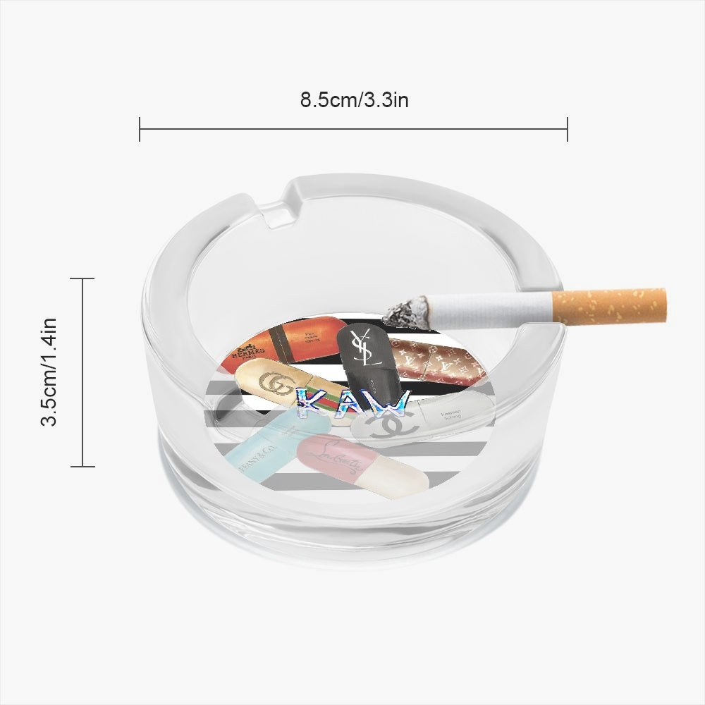 K.A.W LIMITED EDITION Glass Ashtray