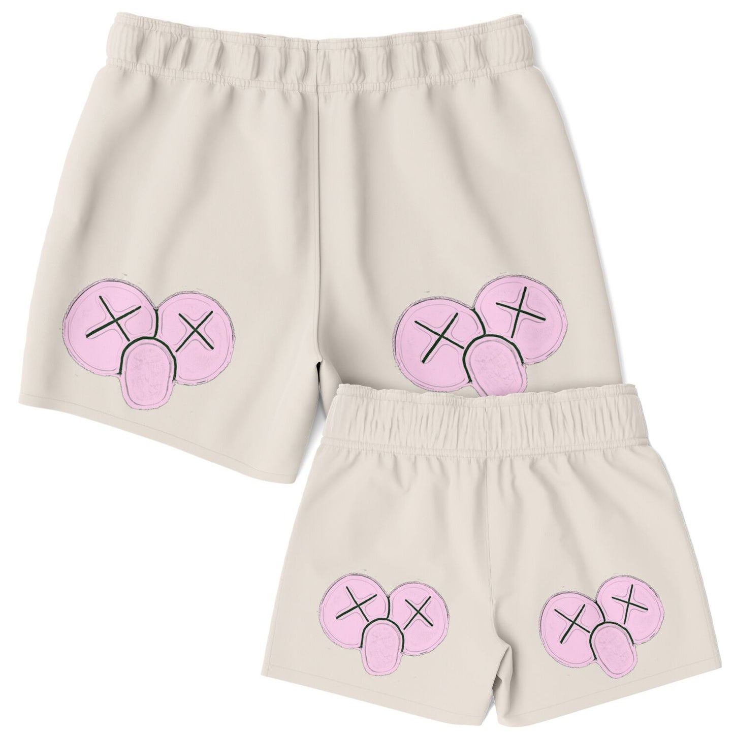 K.A.W. Swim Trunks Set Pink Logo