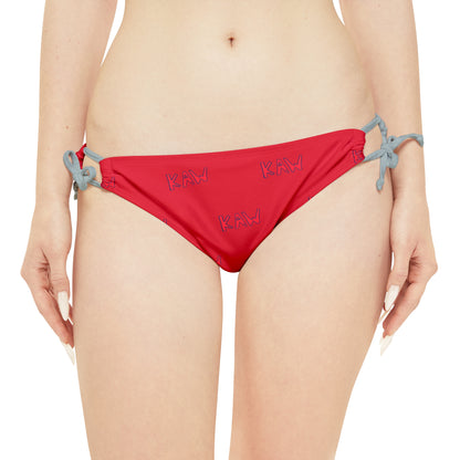 K.A.W. Strappy Bikini Set Red/Red