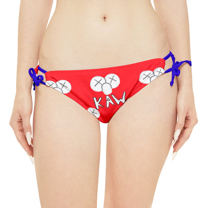 K.A.W. Strappy Bikini Set Red