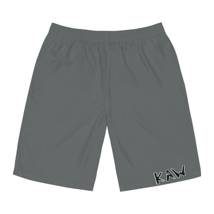 K.A.W. Men's Board Shorts Grey/Black