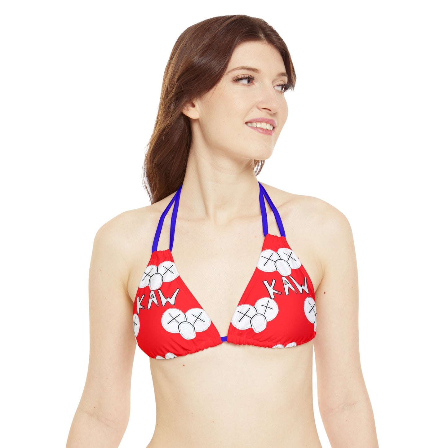 K.A.W. Strappy Bikini Set Red