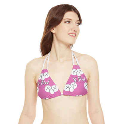 K.A.W. Strappy Bikini Set Pink