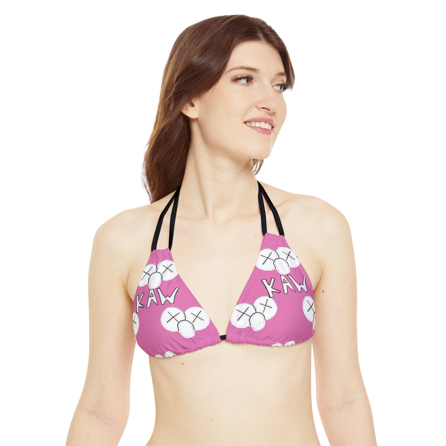 K.A.W. Strappy Bikini Set Pink