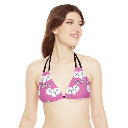 K.A.W. Strappy Bikini Set Pink