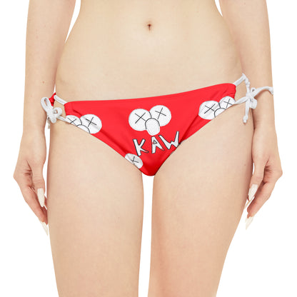 K.A.W. Strappy Bikini Set Red