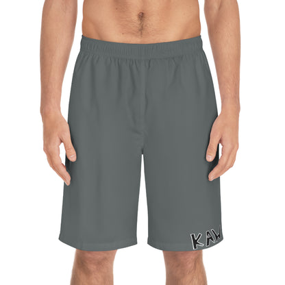 K.A.W. Men's Board Shorts Grey/Black