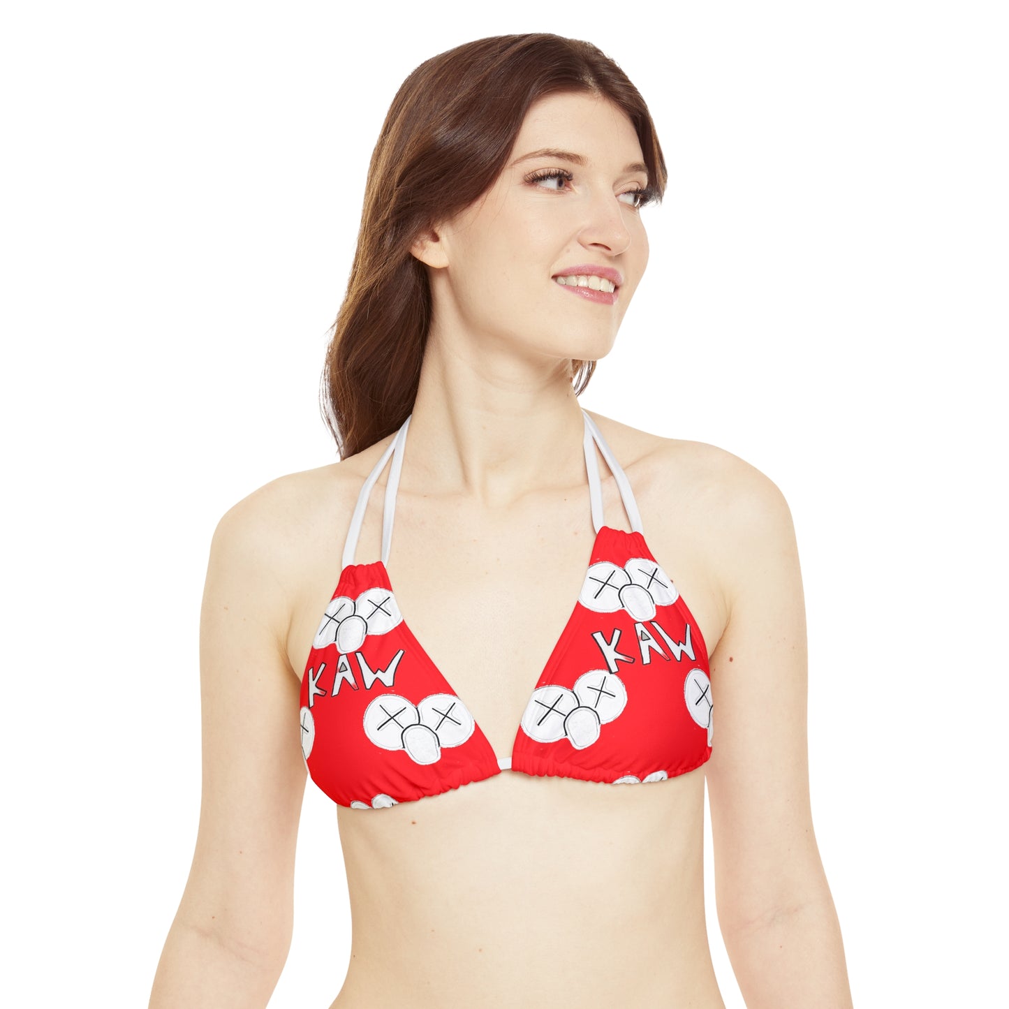 K.A.W. Strappy Bikini Set Red