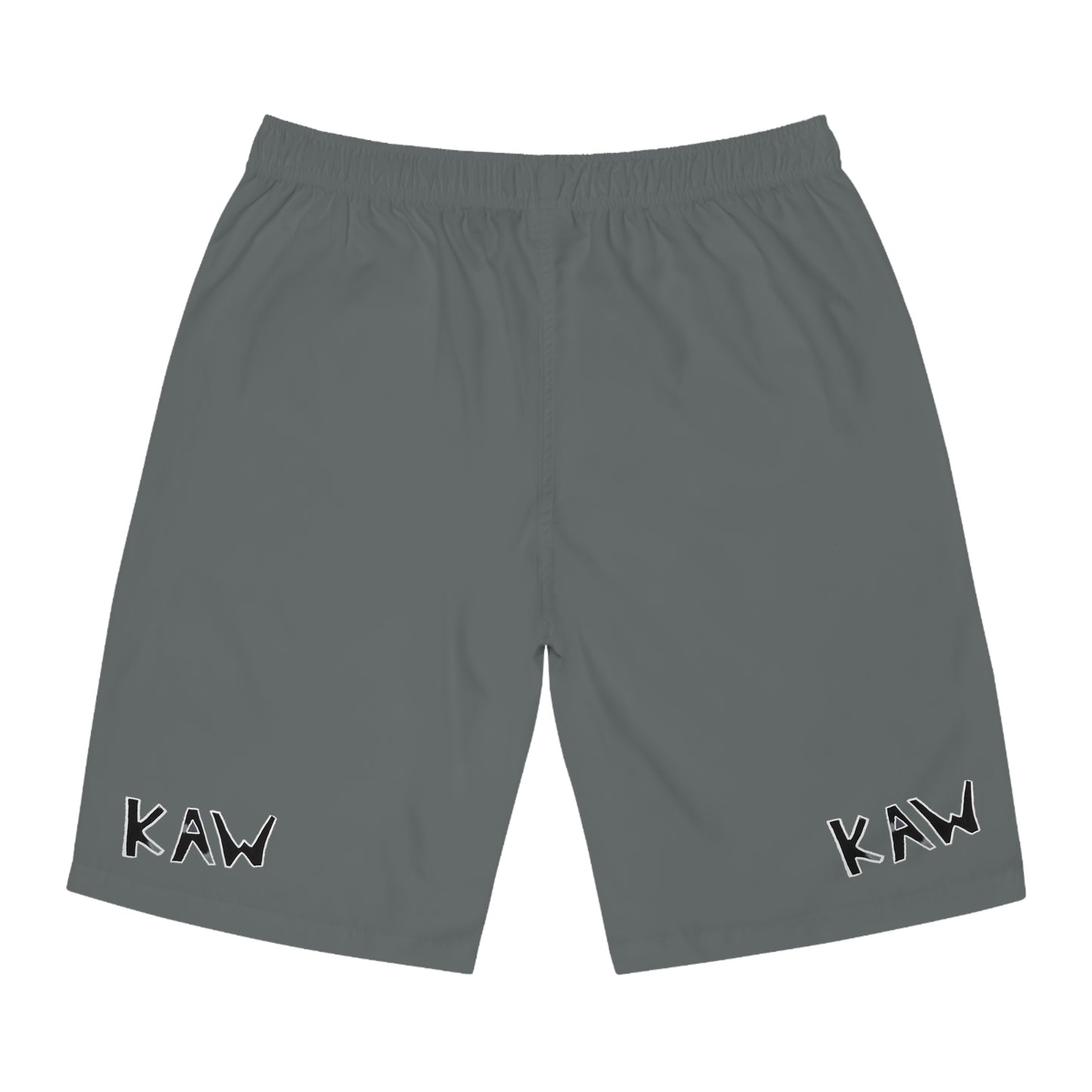 K.A.W. Men's Board Shorts Grey/Black