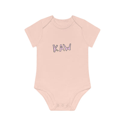 .K.A.W. Pink Logo Baby Bodysuit