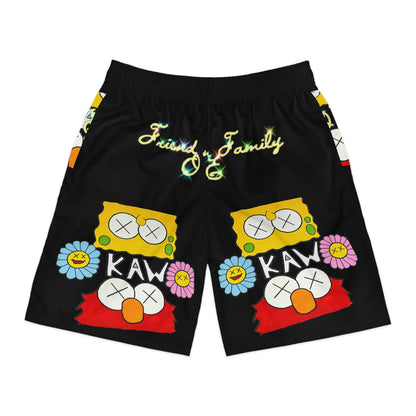 K.A.W i am Legendz Men's Black Shorts