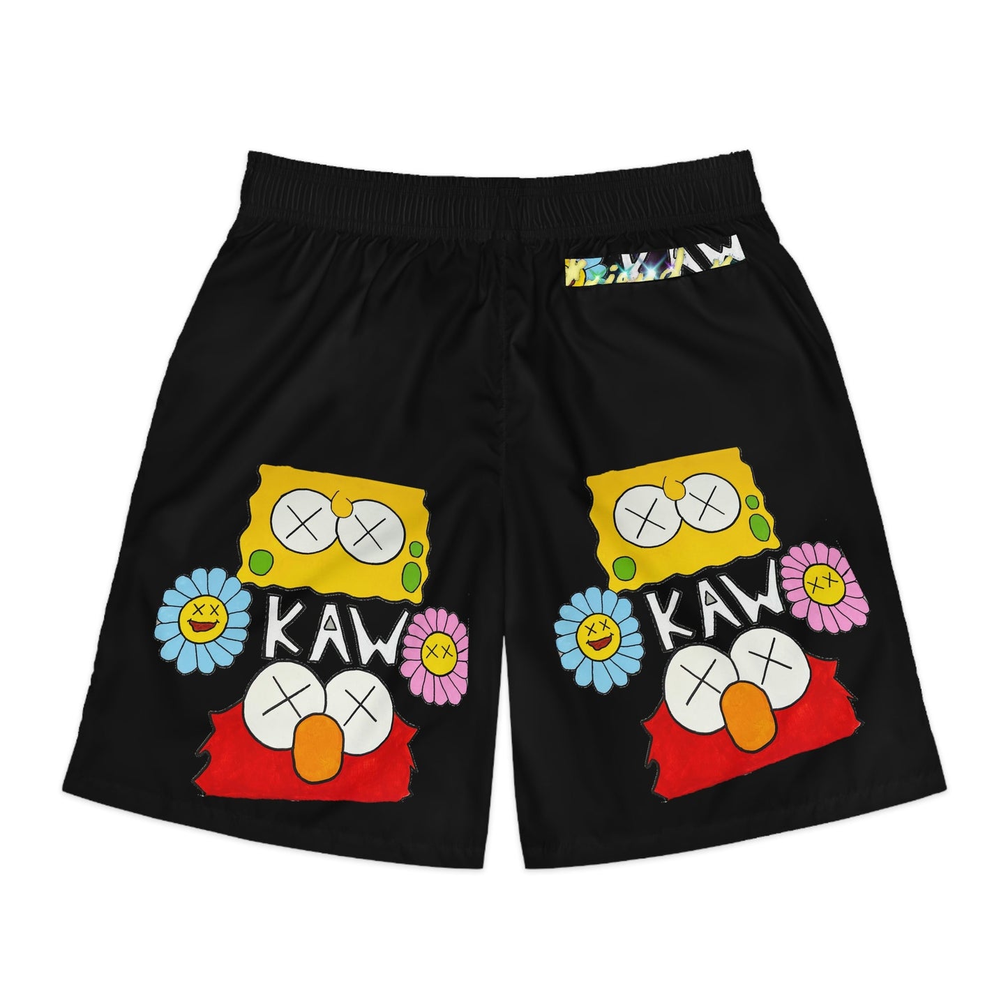 K.A.W i am Legendz Men's Black Shorts