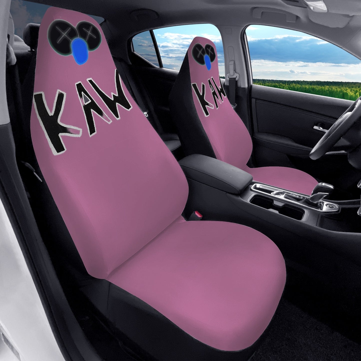 K.A.W. Microfiber Car Seats Cover 2Pcs