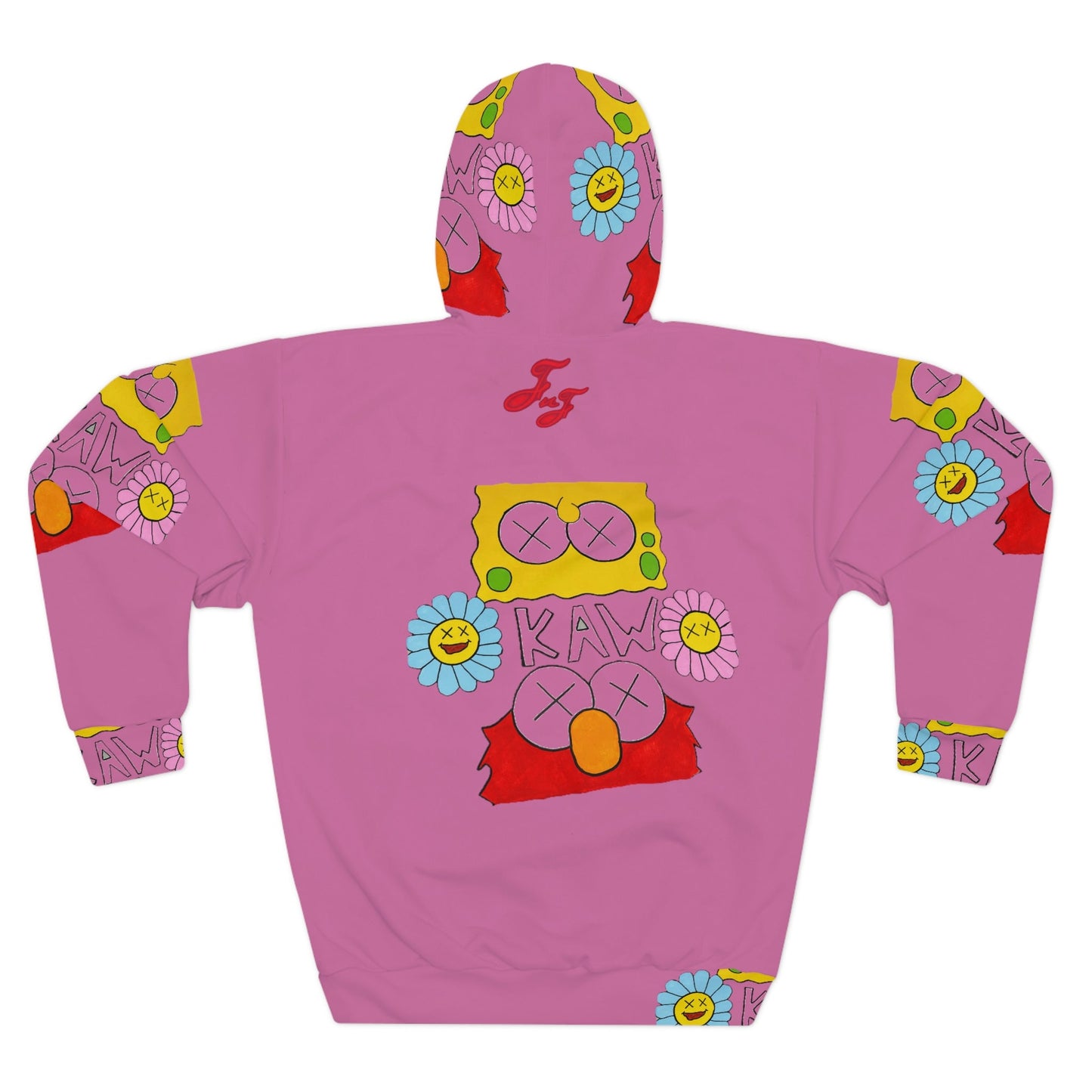 የተሸጠ .KAW Ghost Pink Hoodie