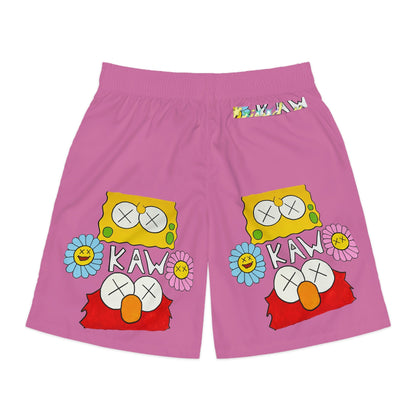 K.A.W i am Legendz Pink Men's Shorts