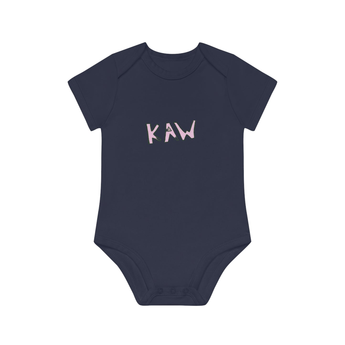 .K.A.W. Pink Logo Baby Bodysuit