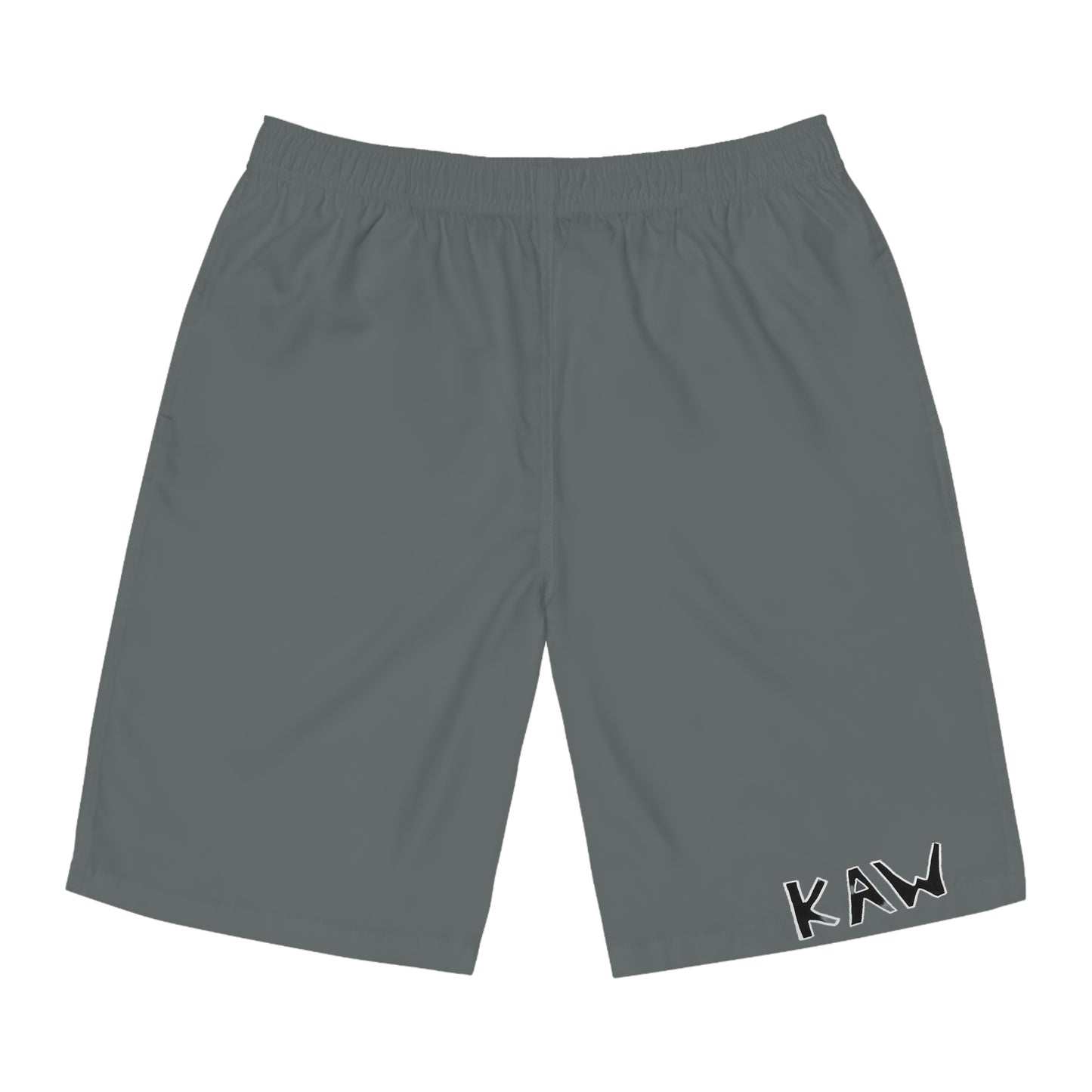 K.A.W. Men's Board Shorts Grey/Black