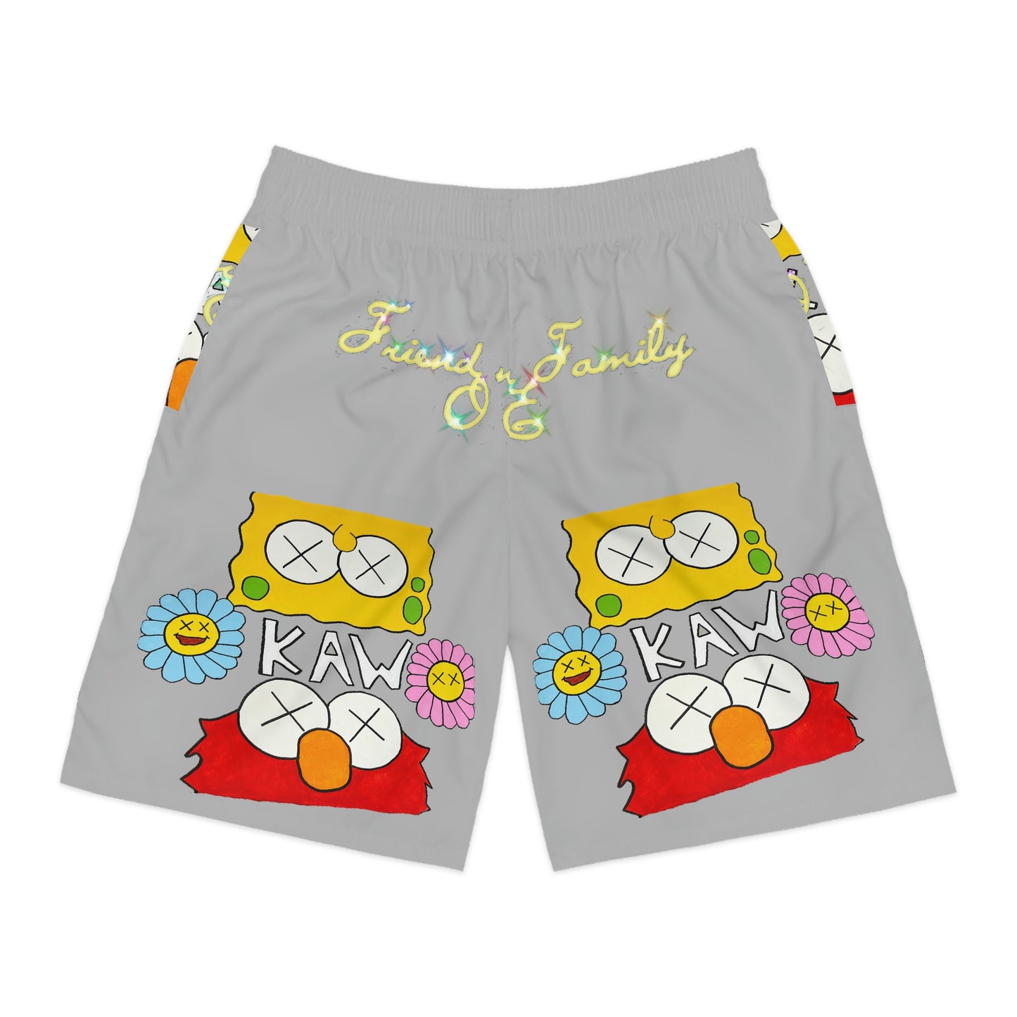 K.A.W  i am Legendz Men's Grey Shorts