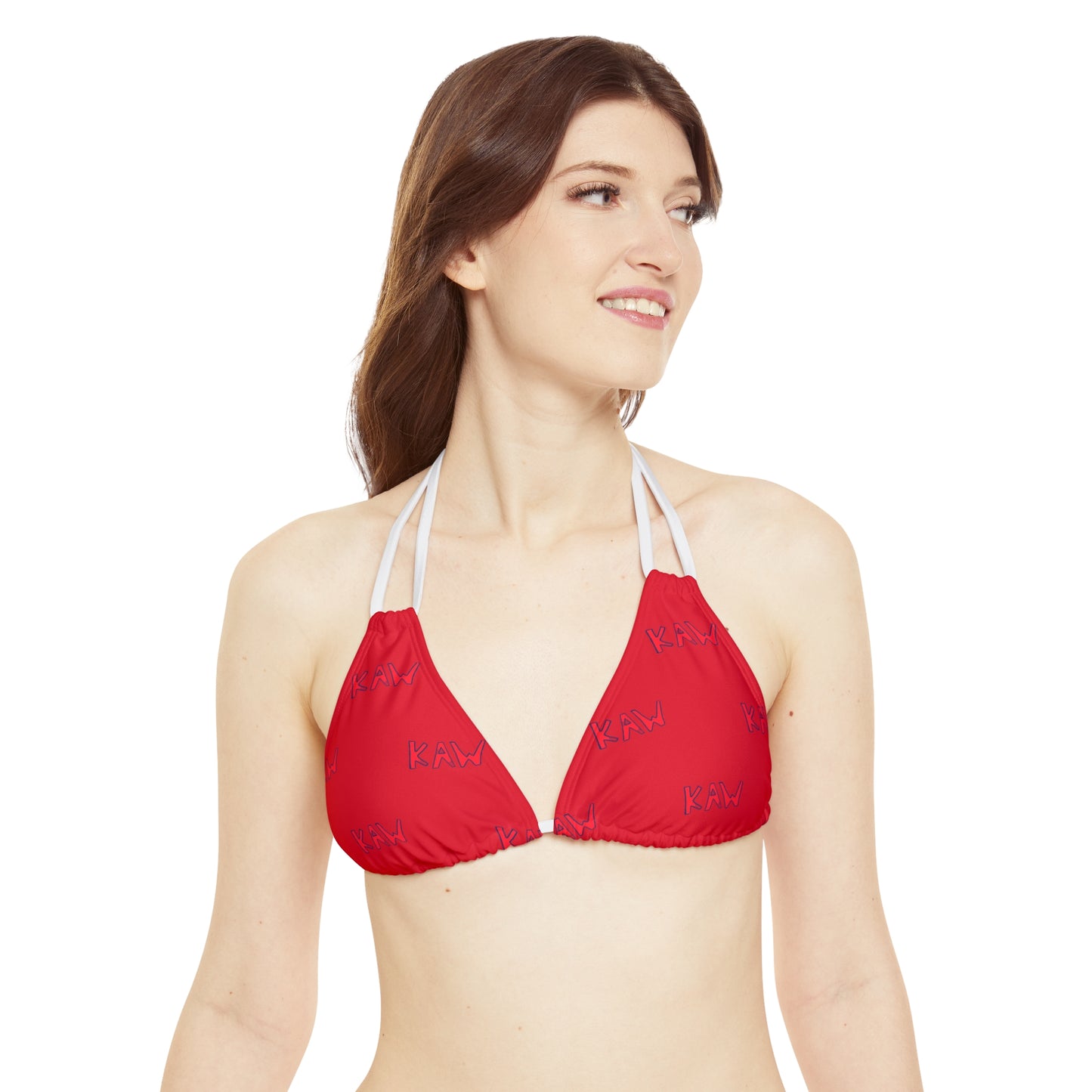 K.A.W. Strappy Bikini Set Red/Red