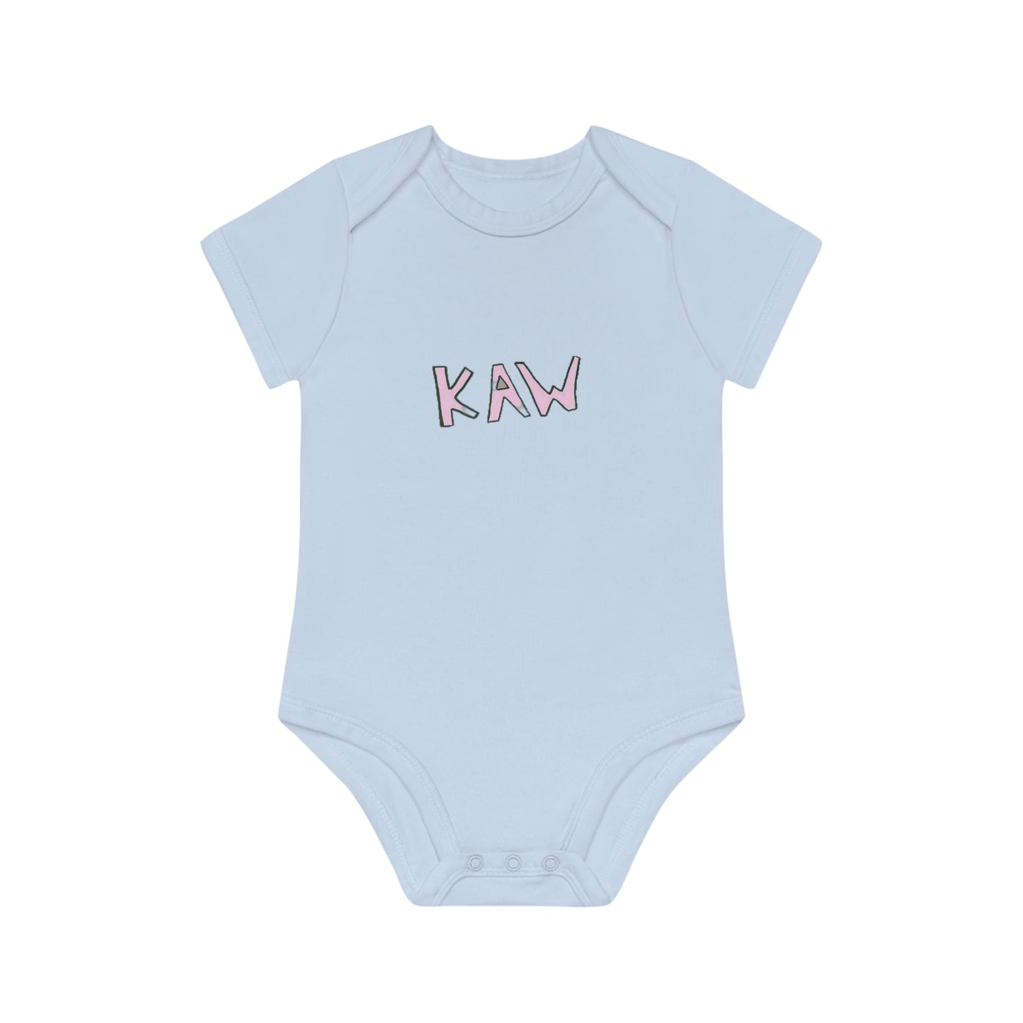 .K.A.W. Pink Logo Baby Bodysuit